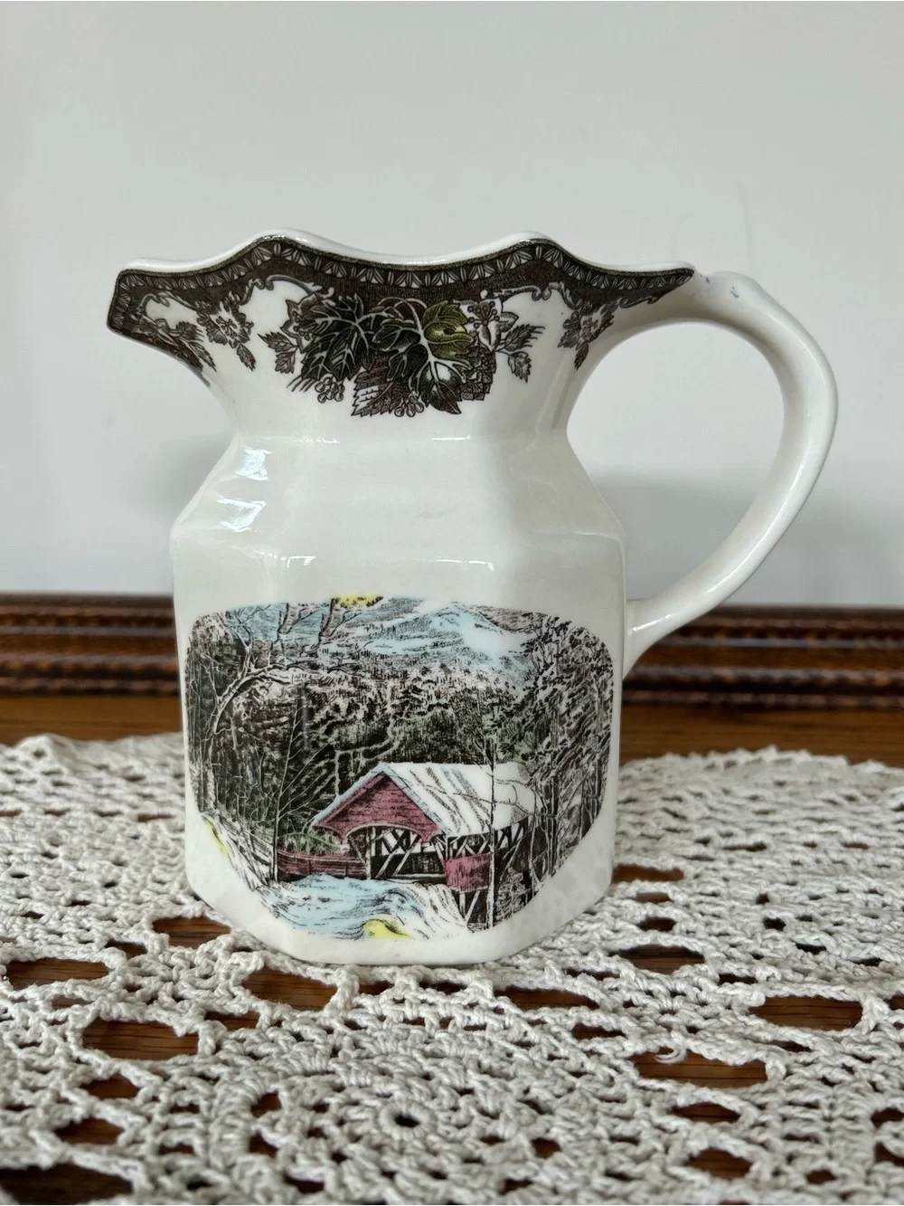 Vintage Johnson Brothers Beverage Pitcher “The Friendly Village” Collection EUC